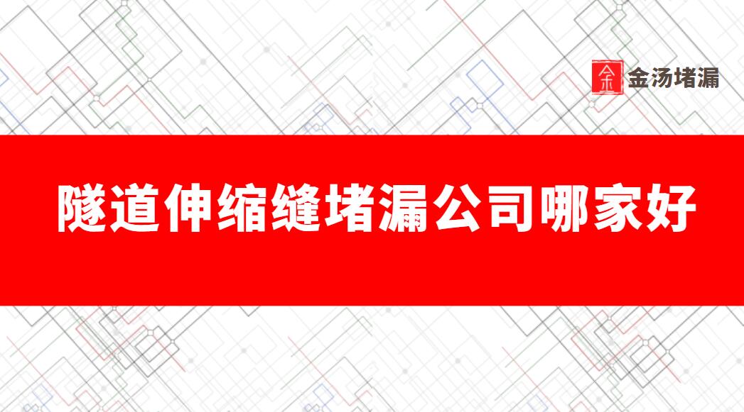 隧道伸缩缝堵漏公司哪家好